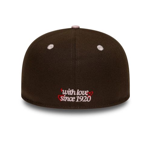 Casquette 59FIFTY Fitted New Era With Love marron foncé unisex - New Era Cap - Modalova