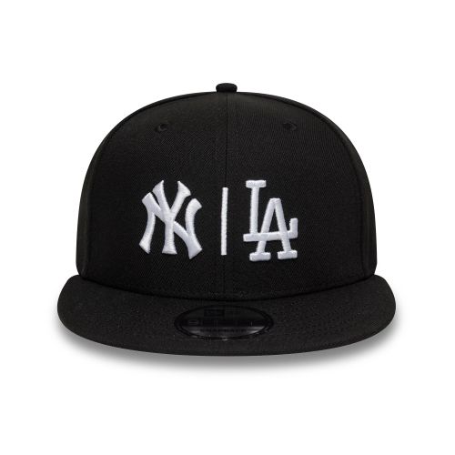 Casquette 9FIFTY Snapback Yankees vs Dodgers MLB Dueling Logos Noir unisex - New Era Cap - Modalova