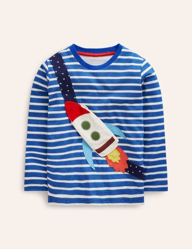 T-shirt à sac fantaisie-Rayé Delft et ivoire - Boden - Modalova