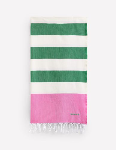Serviette style fouta-Rose festif et - Boden - Modalova