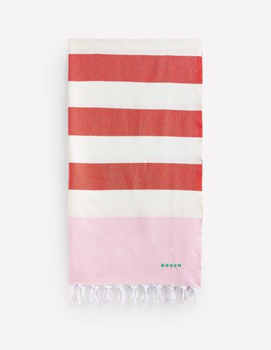 Serviette style fouta- pétard et rose - Boden - Modalova