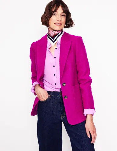 Blazer Marylebone texturé-Prune éclatant - Boden - Modalova