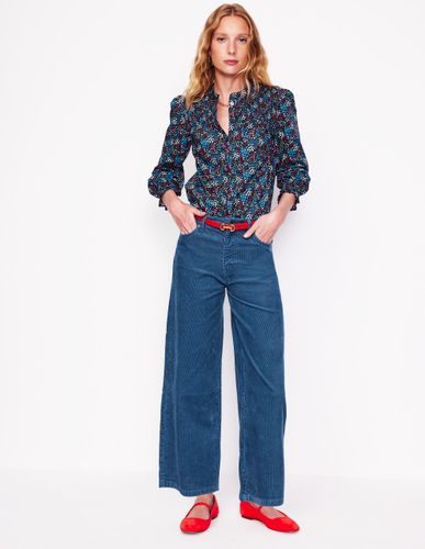 Jean court en velours côtelé à 5 poches- denim - Boden - Modalova