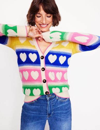 Gilet boyfriend Quinn-Multi, cœurs - Boden - Modalova
