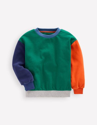 Sweat colourblock-Colourblock vert joyau - Boden - Modalova
