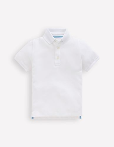 Polo en piqué-Blanc - Boden - Modalova