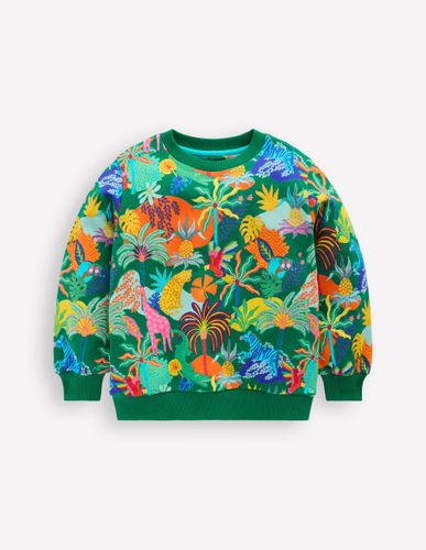 Sweat imprimé-Jungle multi vert - Boden - Modalova