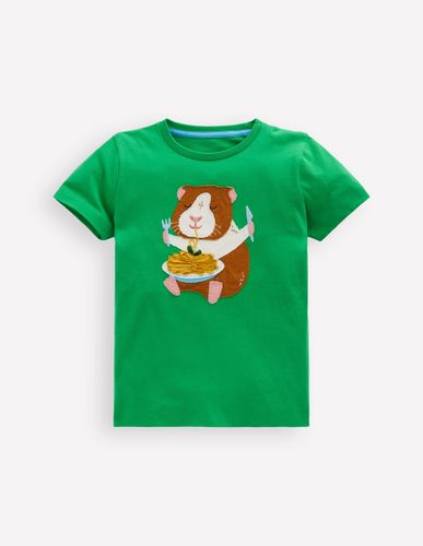 T-Shirt mit Applikation-Blassgrün Meerschweinchen - Boden - Modalova