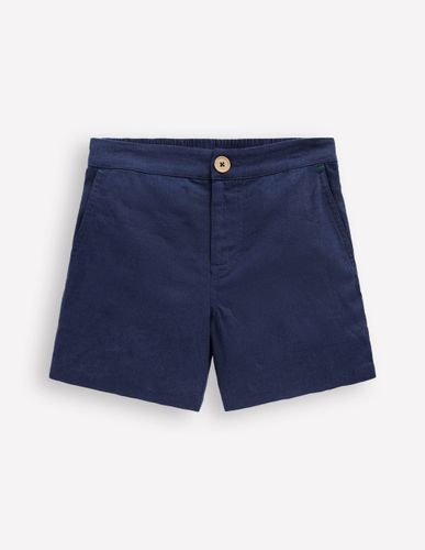 Shorts aus Baumwollleinen-Aqua Marine Marl - Boden - Modalova