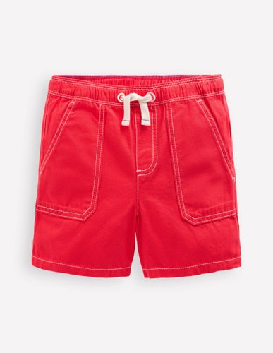 Short en coton à enfiler-Marmeladenrot - Boden - Modalova