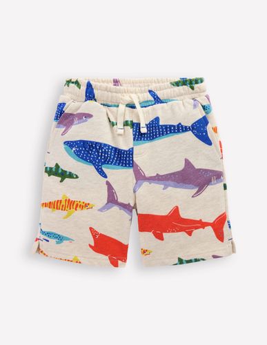 Short imprimé-Requin imprimé riso avoine chiné - Boden - Modalova