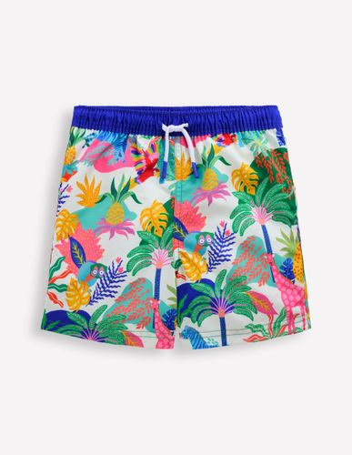 Short de bain-Jungle multi ivoire - Boden - Modalova