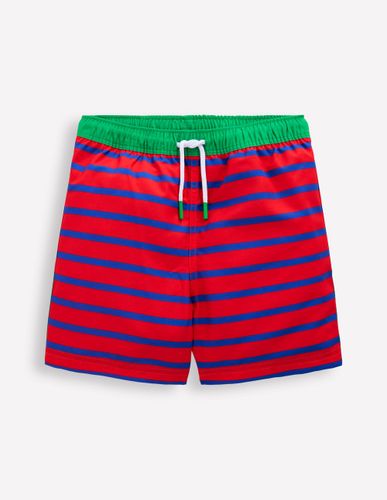 Short de bain-Crocodile bleu galerie/rouge coquelicot - Boden - Modalova