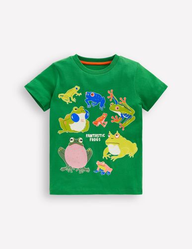 T-shirt phosphorescent-Grenouilles feuille de vigne - Boden - Modalova