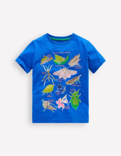 In Dunkeln leuchtendes T-Shirt-Eisvogelblau Käfer - Boden - Modalova