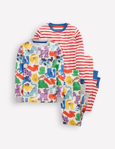 Pyjamas douillets-Animaux arc-en-ciel - Boden - Modalova