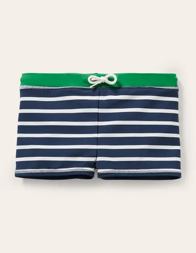 Short de bain-Bleu marine/blanc - Boden - Modalova