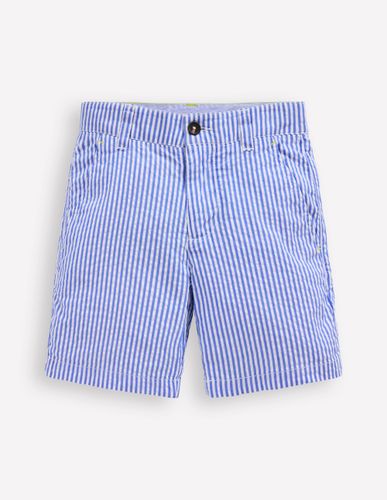 Seersucker-Shorts-Blau Drell Streifen - Boden - Modalova