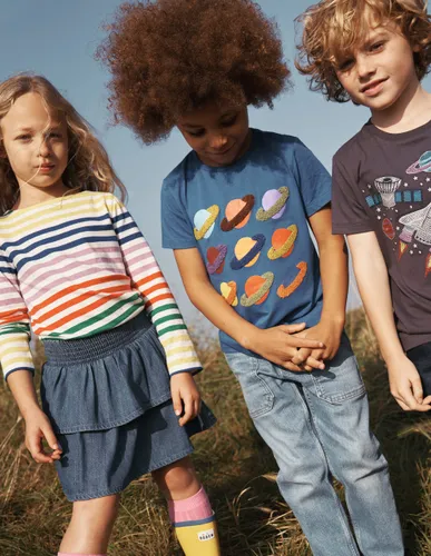 T-shirt manches courtes en bouclé-Espace martin-pêcheur - Boden - Modalova