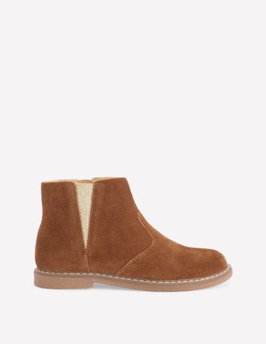 Bottines en daim-Fauve - Boden - Modalova