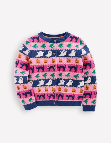 Cardigan Edie à motif jacquard-Halloween rose framboise - Boden - Modalova