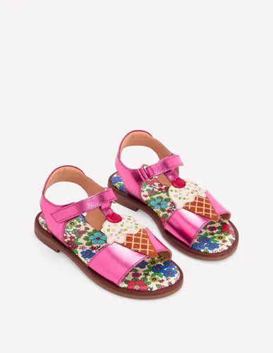 Sandales fun en cuir-Glace - Boden - Modalova
