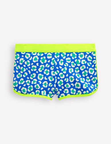 Short de bain à motif-Léopard aigue-marine - Boden - Modalova