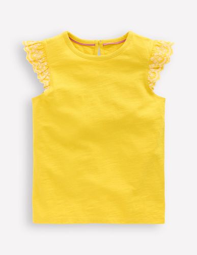 Margaret T-Shirt mit Lochstickerei und Rüschen-Ananas - Boden - Modalova