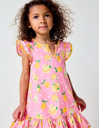 Robe de plage Emmy tissée-Limonade rose craie - Boden - Modalova