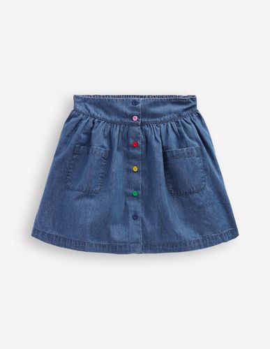 Mini-jupe boutonnée-Délavage Vintage Léger - Boden - Modalova