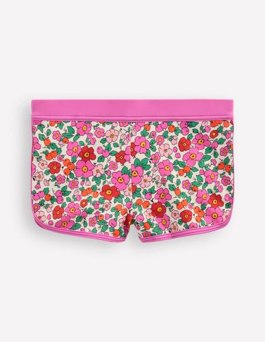 Short de bain à motif-Fleur de pommier rose - Boden - Modalova