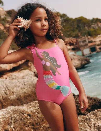 Maillot de bain Sunday à appliqué-Sirène rose - Boden - Modalova