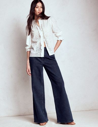 S Jean large épuré à taille haute en Taille Longue/26 - Boden - Modalova