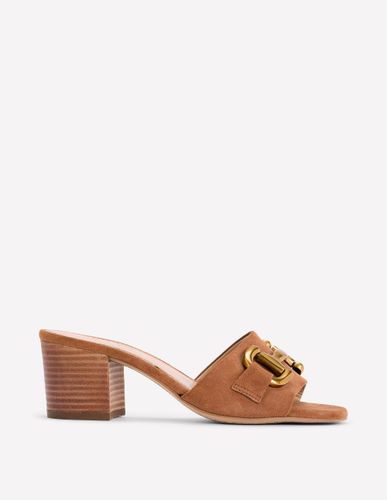 Mules à talons Iris avec mors-Fauve - Boden - Modalova