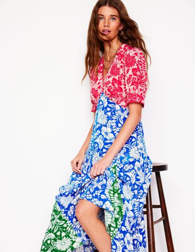 Robe style 40s Rosie à godet-Multi, motif Wildflower Trail - Boden - Modalova