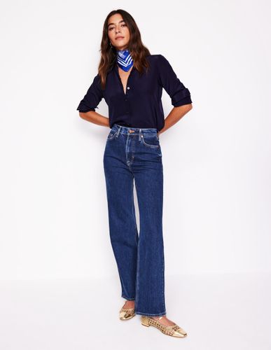 Jean droit taille haute-Brut Vintage - Boden - Modalova