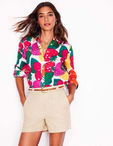 Chemise Sienna en lin-Multi, motif Summer Fruits - Boden - Modalova