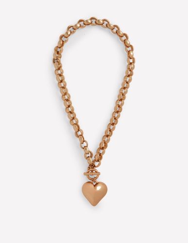 Collier épais à cœur-Doré - Boden - Modalova