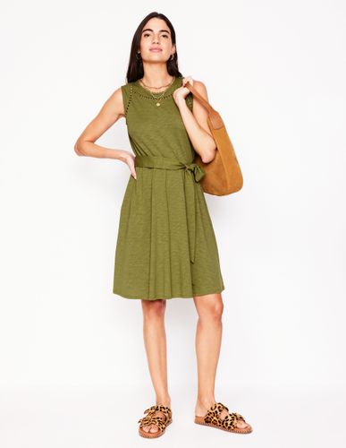 Robe courte Mila en jersey-Ivory - Boden - Modalova