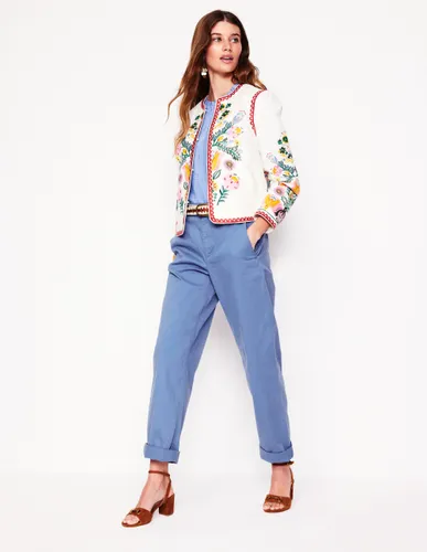 Pantalon chino Barnsbury-Rivière bleue - Boden - Modalova