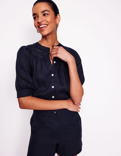 Top Bea en lin-Bleu Marine - Boden - Modalova
