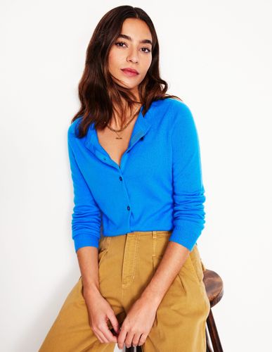 Cardigan Eva en cachemire- Céruléen - Boden - Modalova