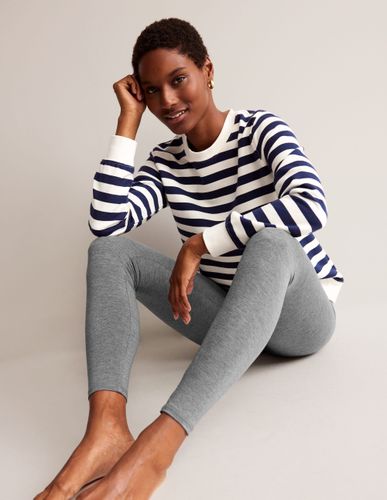 Legging taille haute en jersey-Anthracite chiné - Boden - Modalova