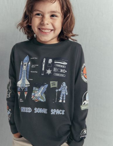 Garçons T-shirt phosphorescent à manches longues en Taille 10-11 ans - Boden - Modalova