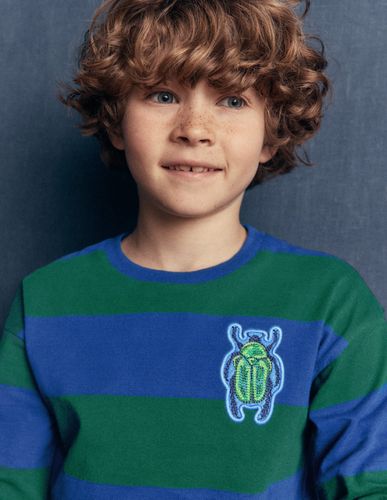 Garçons T-shirt à manches longues et écussons en Taille 7-8 ans - Boden - Modalova