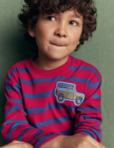 Garçons T-shirt à manches longues et écussons en Taille 10-11 ans - Boden - Modalova