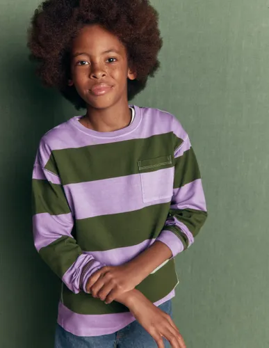 Garçons T-shirt teint en pièce à manches longues en Taille 9-10 ans - Boden - Modalova