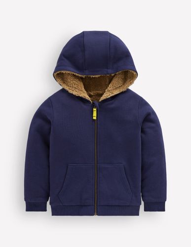 Garçons Sweat à capuche réversible en borg en Taille 4-5 ans - Boden - Modalova