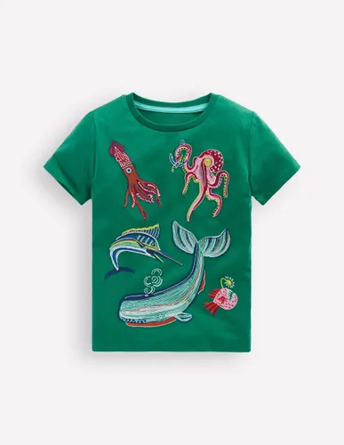 Garçons T-shirt phosphorescent à super surpiqûres en Taille 5-6 ans - Boden - Modalova