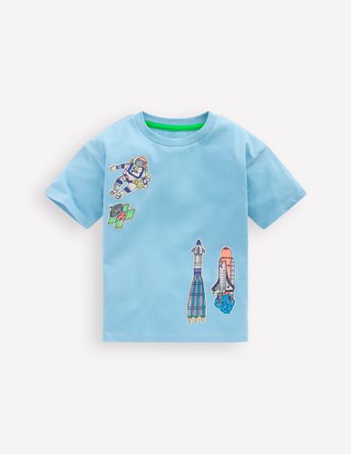 Garçons T-shirt à manches courtes et écussons en Taille 8-9 ans - Boden - Modalova